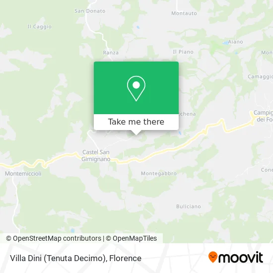 Villa Dini (Tenuta Decimo) map