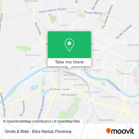 Smile & Ride - Bike Rental map