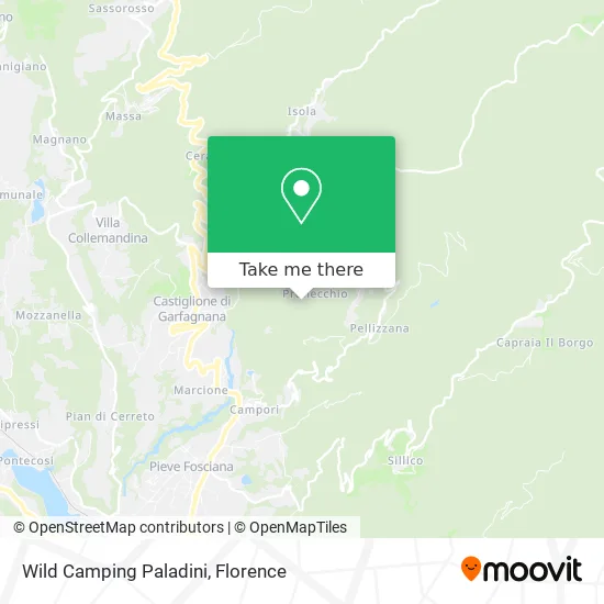Wild Camping Paladini map