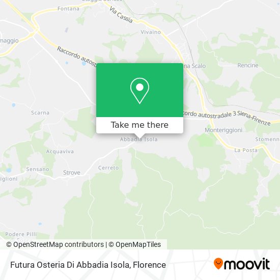 Futura Osteria Di Abbadia Isola map