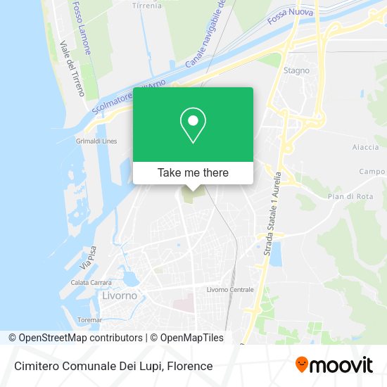 Cimitero Comunale Dei Lupi map