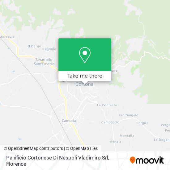 Panificio Cortonese Di Nespoli Vladimiro Srl map