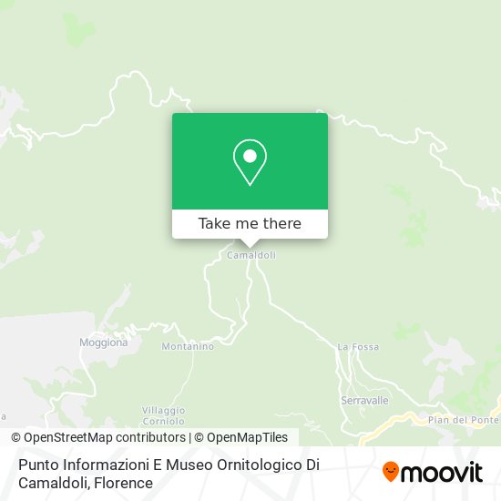 Punto Informazioni E Museo Ornitologico Di Camaldoli map