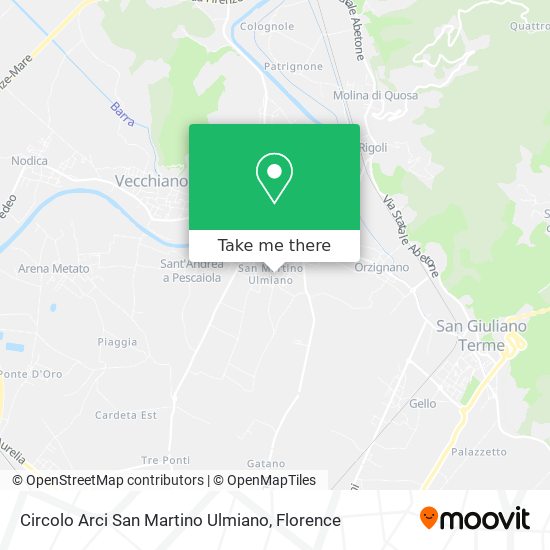 Circolo Arci San Martino Ulmiano map