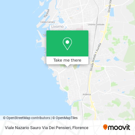 Viale Nazario Sauro Via Dei Pensieri map