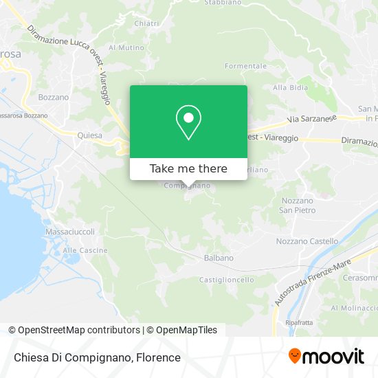 Chiesa Di Compignano map