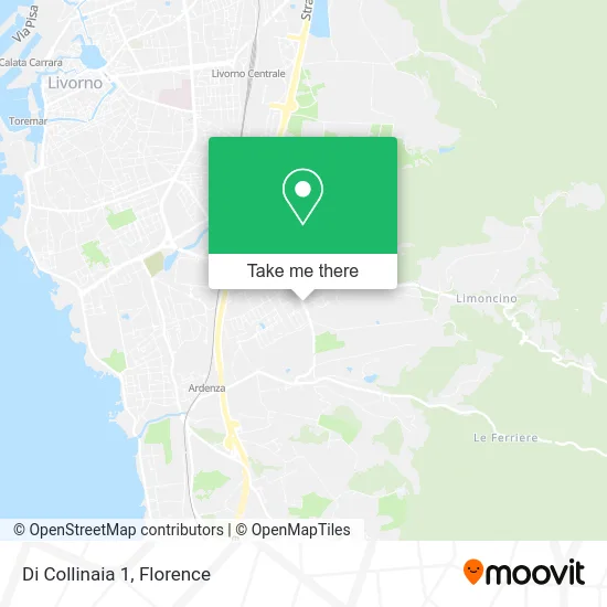 Di Collinaia 1 map