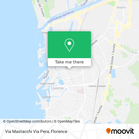 Via Mastacchi Via Pera map