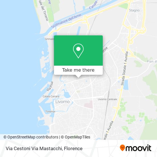 Via Cestoni Via Mastacchi map