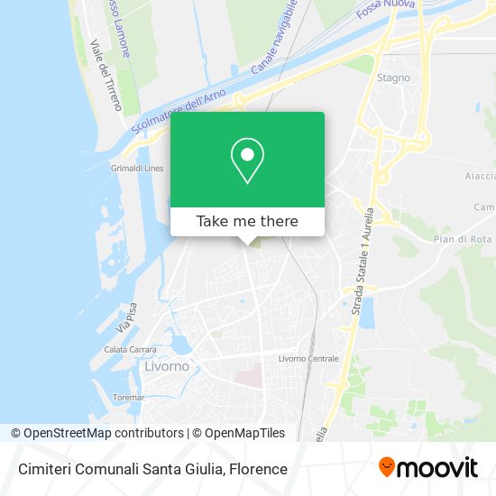 Cimiteri Comunali Santa Giulia map