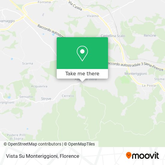 Vista Su Monteriggioni map