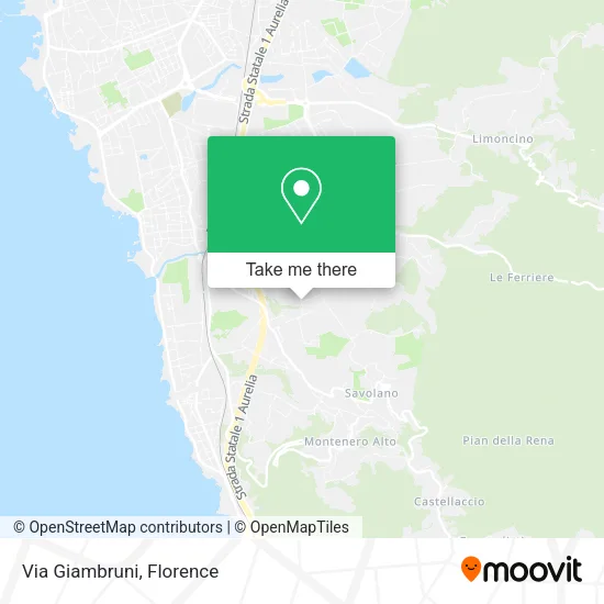 Via Giambruni map