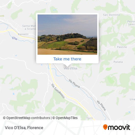 Vico D'Elsa map