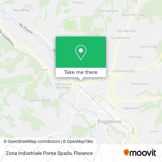 Zona Industriale Ponte Spada map