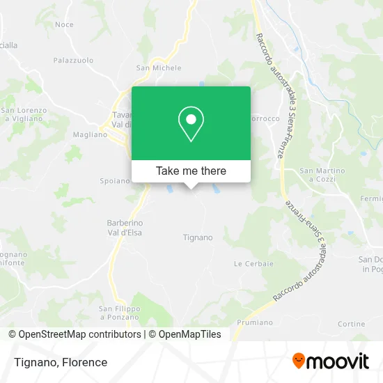 Tignano map