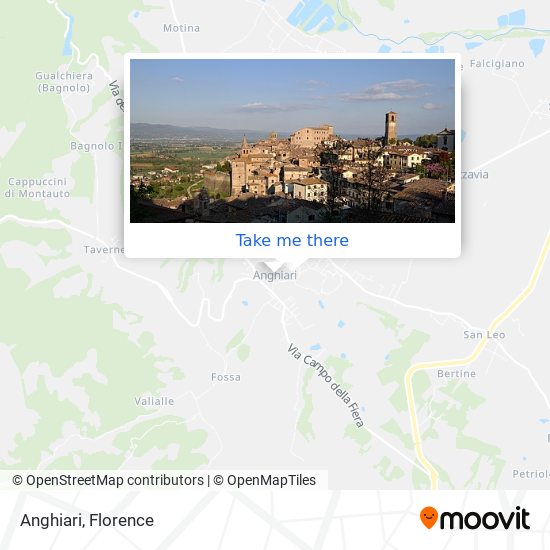 How to get to Anghiari in Arezzo by Bus or Train