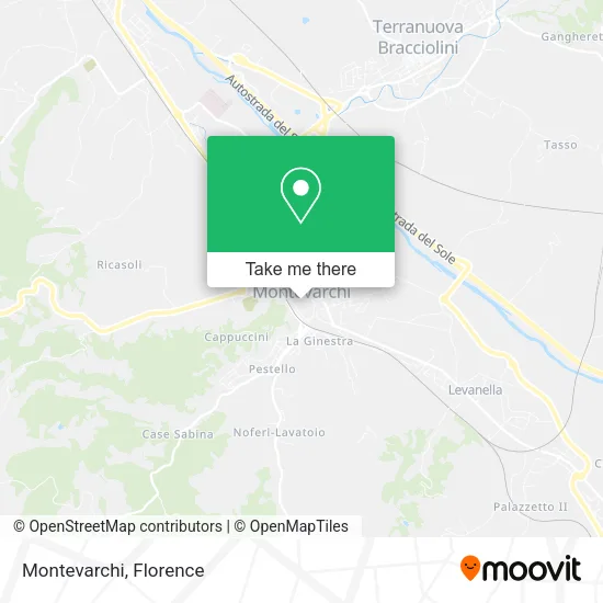 Montevarchi map