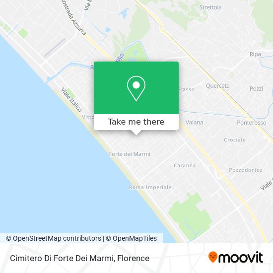 Cimitero Di Forte Dei Marmi map