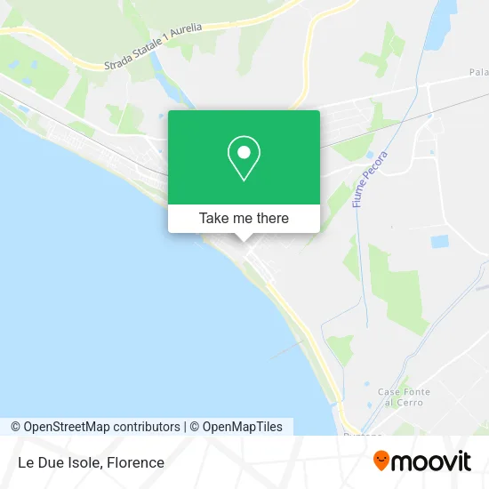 Le Due Isole map
