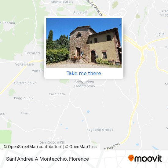 Sant'Andrea A Montecchio map