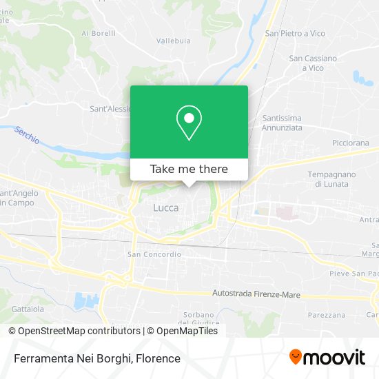 Ferramenta Nei Borghi map