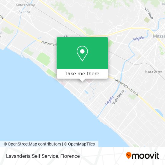 Lavanderia Self Service map