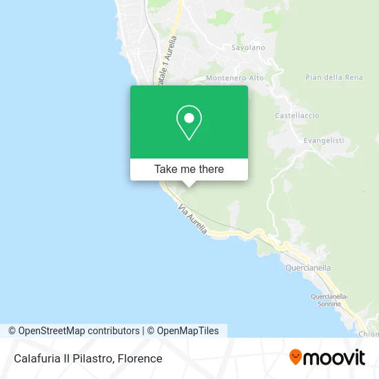 Calafuria Il Pilastro map