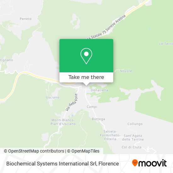 How to get to Biochemical Systems International Srl in Arezzo by