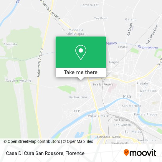 Casa Di Cura San Rossore map