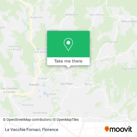 Le Vecchie Fornaci map