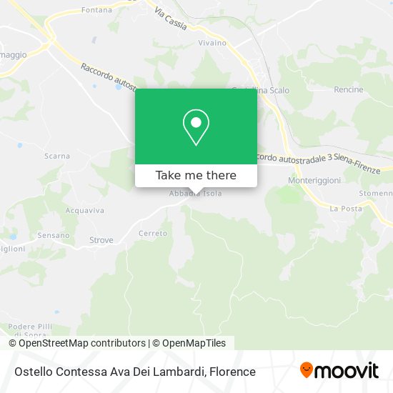 Ostello Contessa Ava Dei Lambardi map