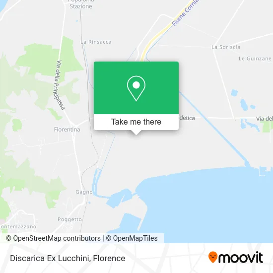 Ex Lucchini Landfill map