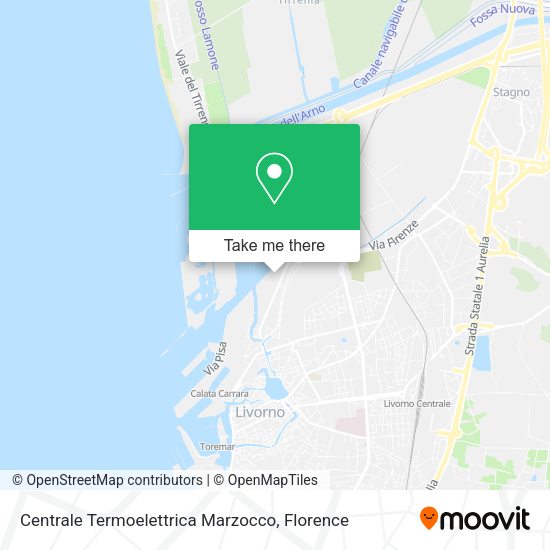 Centrale Termoelettrica Marzocco map