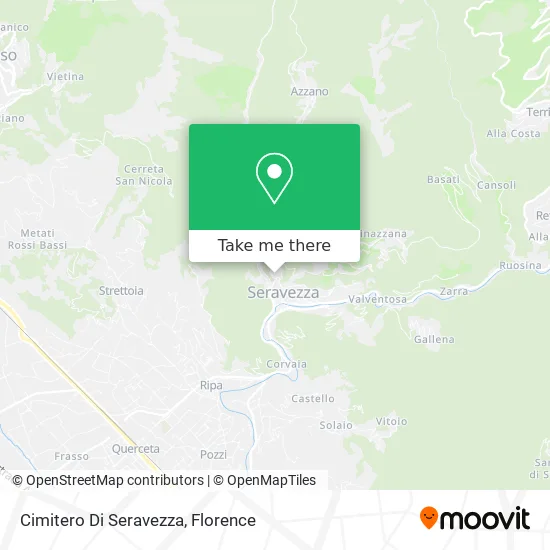 Cimitero Di Seravezza map