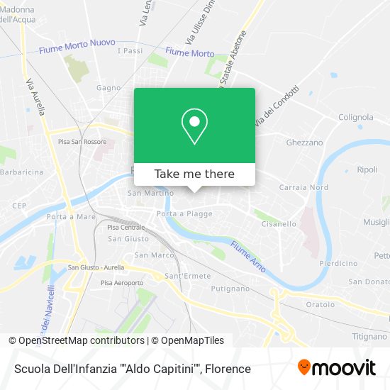 Scuola Dell'Infanzia ""Aldo Capitini"" map