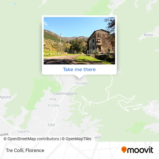 Tre Colli map