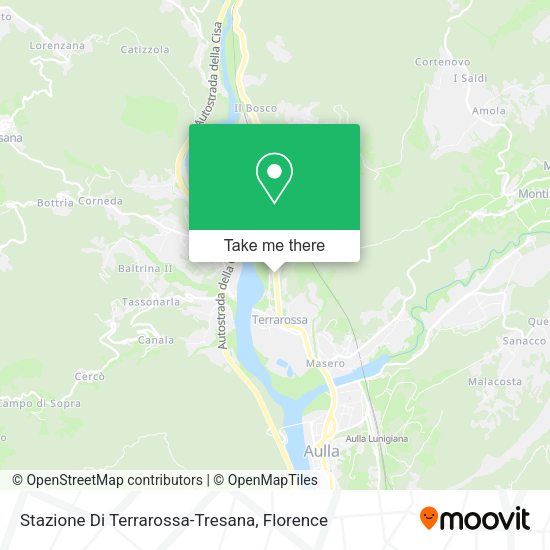 Stazione Di Terrarossa-Tresana map