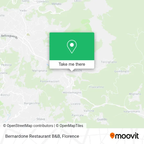 Bernardone Restaurant B&B map