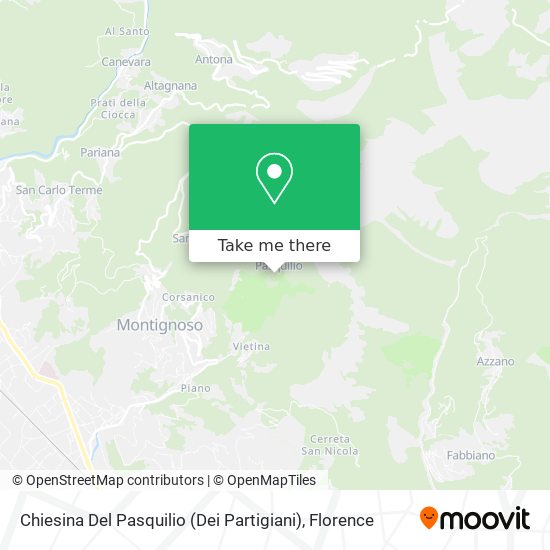 Chiesina Del Pasquilio (Dei Partigiani) map