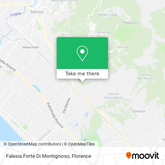 Falesia Forte Di Montignoso map