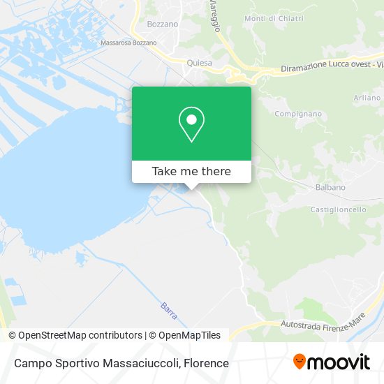 Campo Sportivo Massaciuccoli map