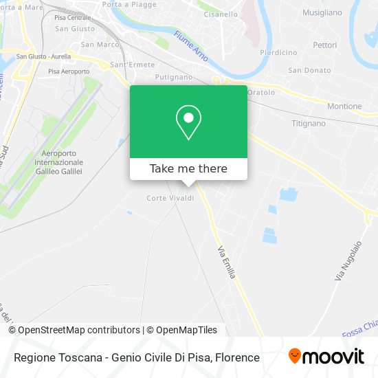 Regione Toscana - Genio Civile Di Pisa map