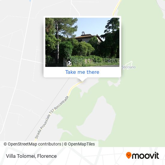 Villa Tolomei map