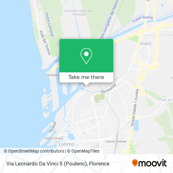Via Leonardo Da Vinci 5 (Poulenc) map