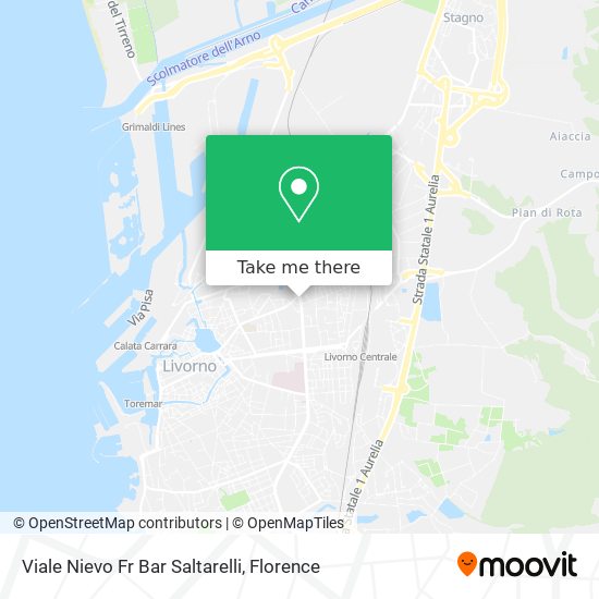 Viale Nievo Fr Bar Saltarelli map