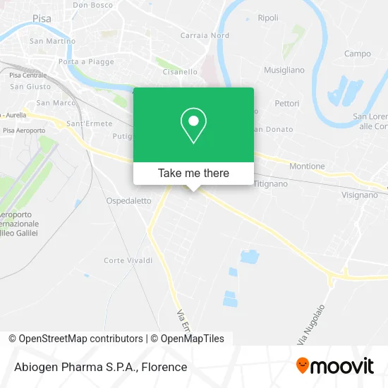 Abiogen Pharma S.P.A. map