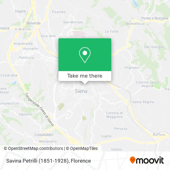 Savina Petrilli (1851-1928) map