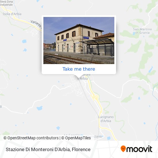 Stazione Di Monteroni D'Arbia map