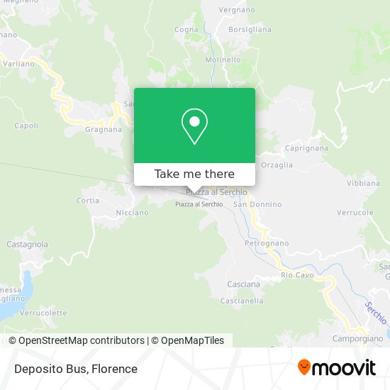 Deposito Bus map