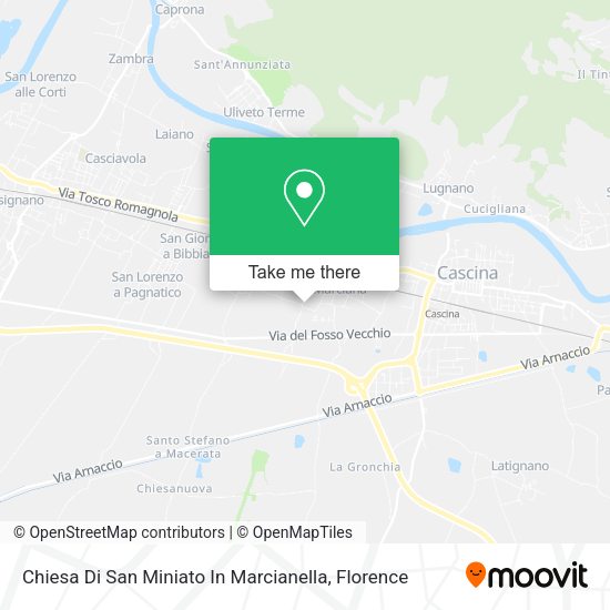 Chiesa Di San Miniato In Marcianella map